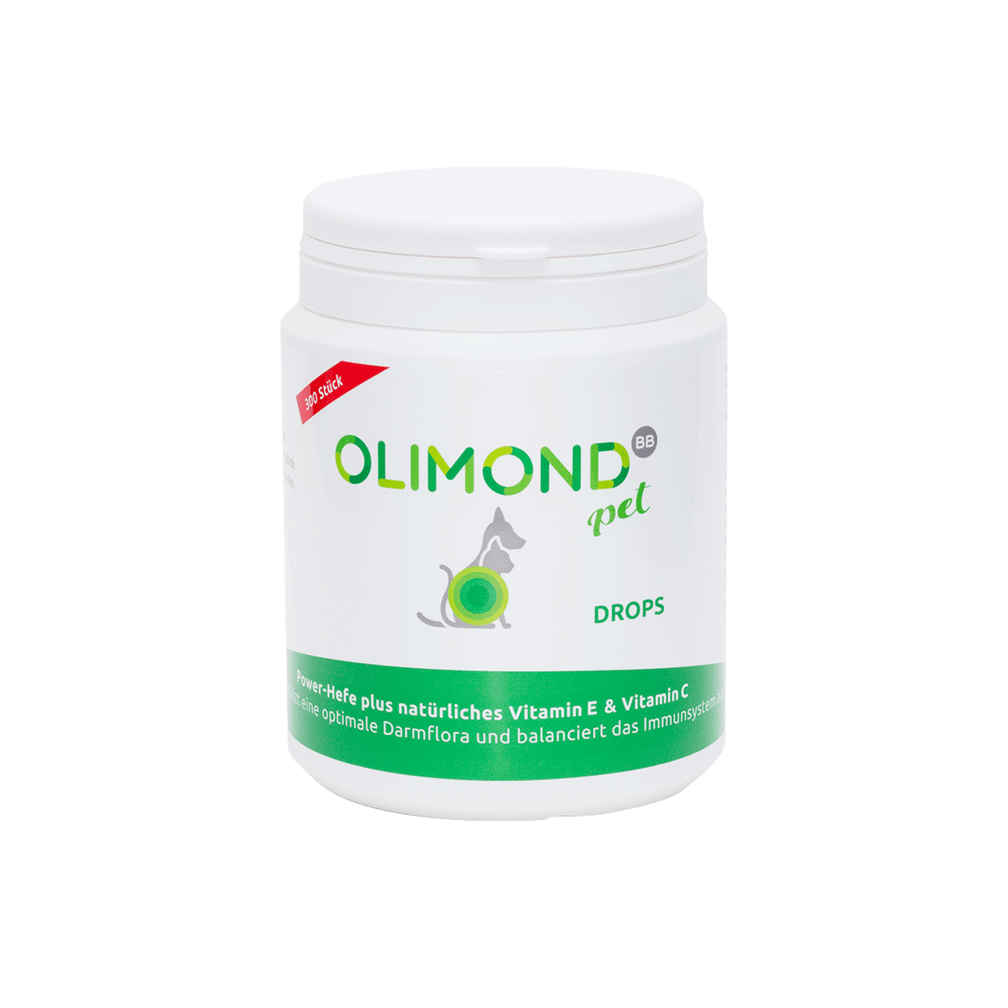 Olimond BB Pet Drops mit inaktivierter Hefe für Hunde und Katzen Pellet 300 St. Dose