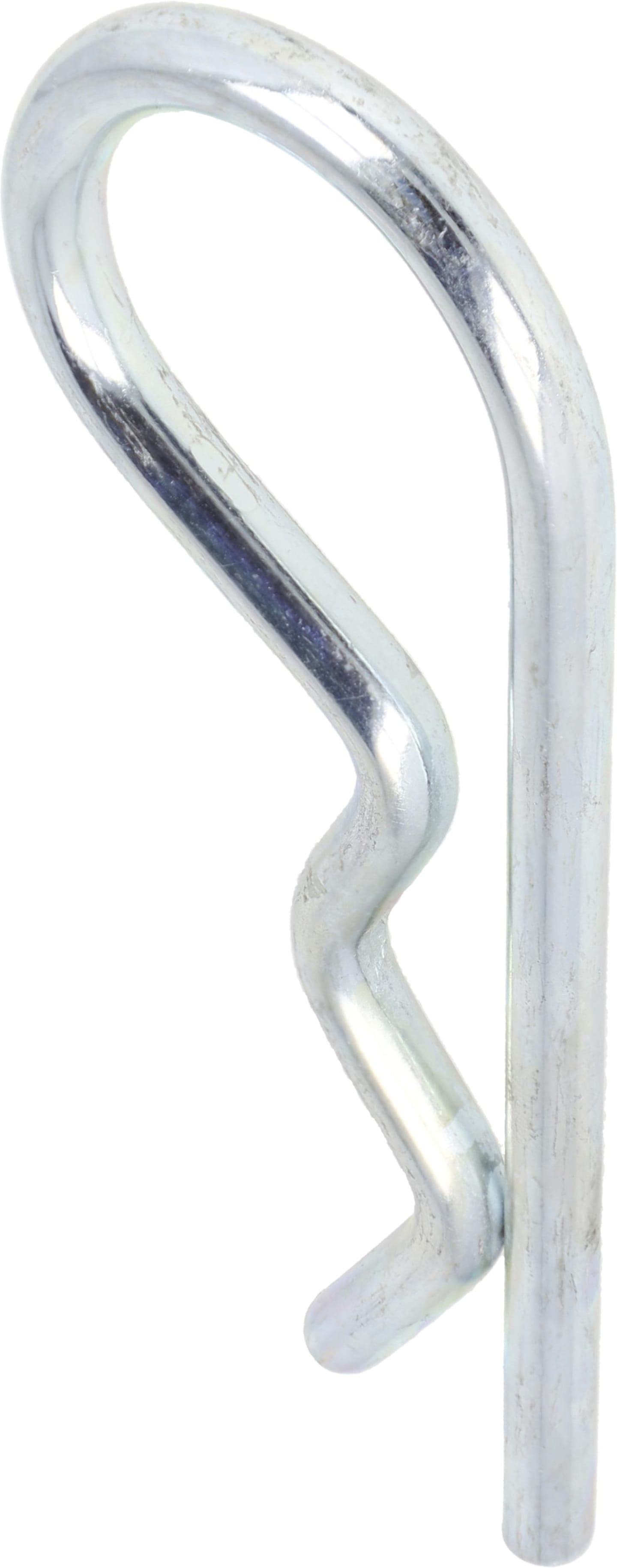 Federstecker 6 mm einfach gebogen, verzinkt, für Wellen-Ø 9 – 45 mm