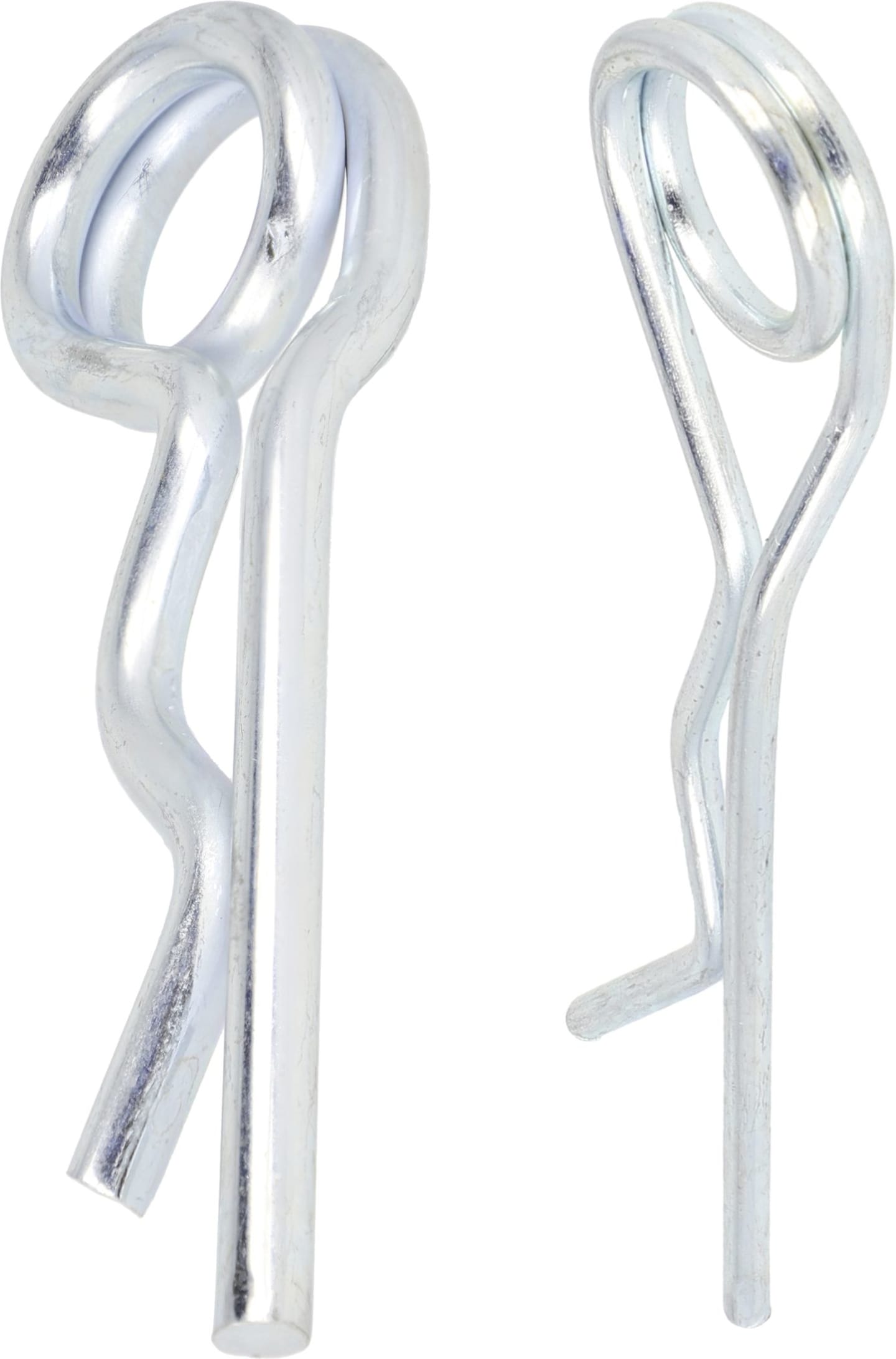 Federstecker doppelt gebogen, verzinkt für Wellen-Ø 8 – 40 mm