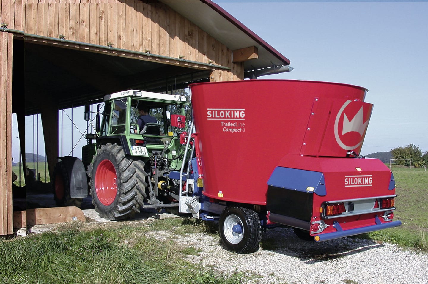 Siloking Futtermischwagen "TrailedLine Classic Compact 8" 8 m³, Höhe 2.440 mm
