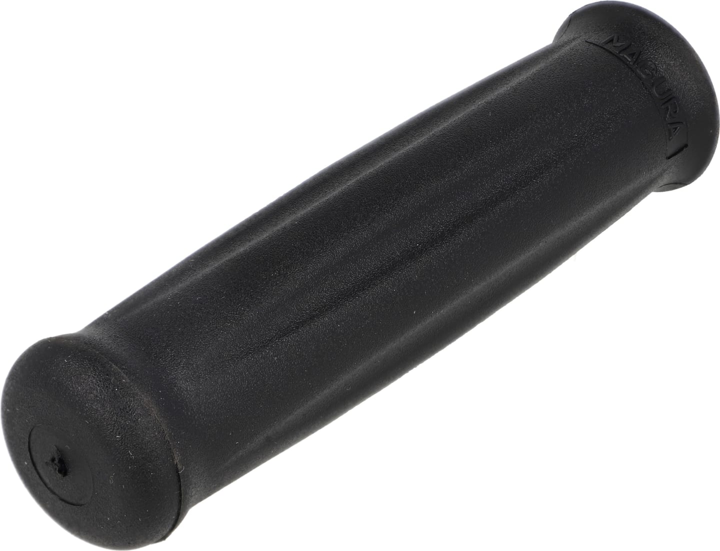 Handgriff einseitig offen, 123 mm, Ø Rohr 25 – 26 mm, Wandstärke 4,00 mm, schwarz, Kunststoff