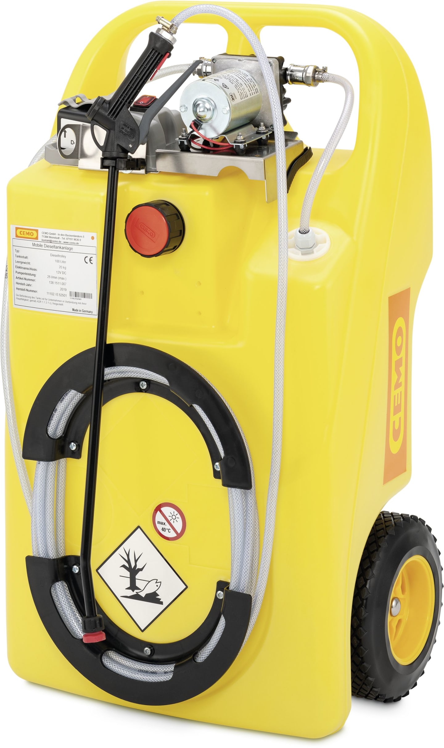Cemo Akku-Trolleyspritze "Caddy" 60 l, , 11359