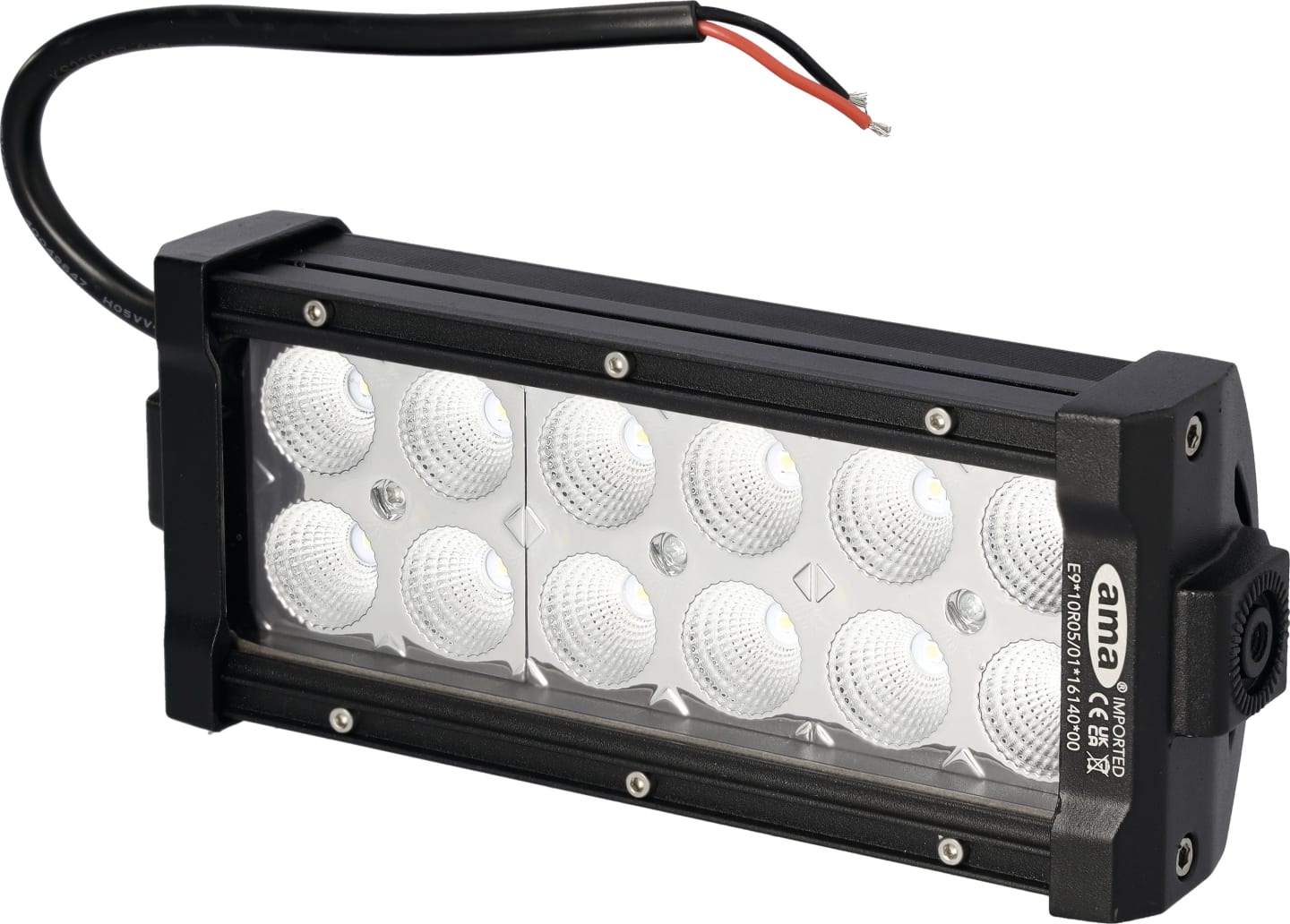 LED-Arbeitsscheinwerfer 3.240 lm/36 W, 10 – 30 V, 245 x 76,7 x 55 mm, nahe Ausleuchtung