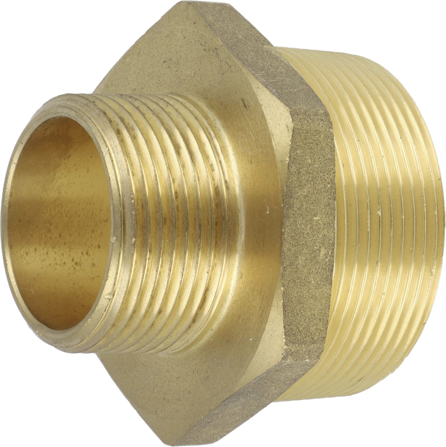 Reduziernippel "Nr. 245" 2" AG; 1 1/4" AG, Messing