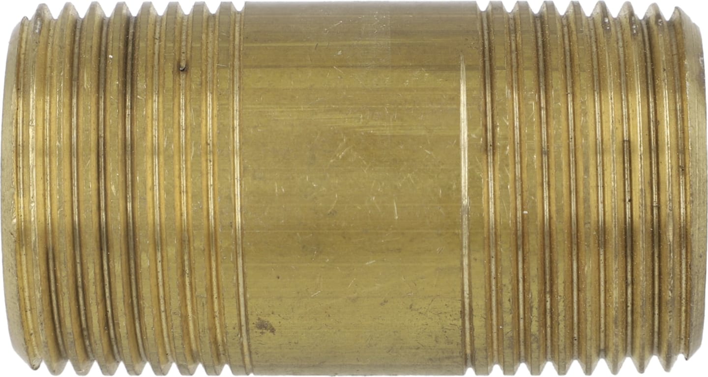 Rohrnippel "Nr. 23", 1" AG, 60 mm, Messing