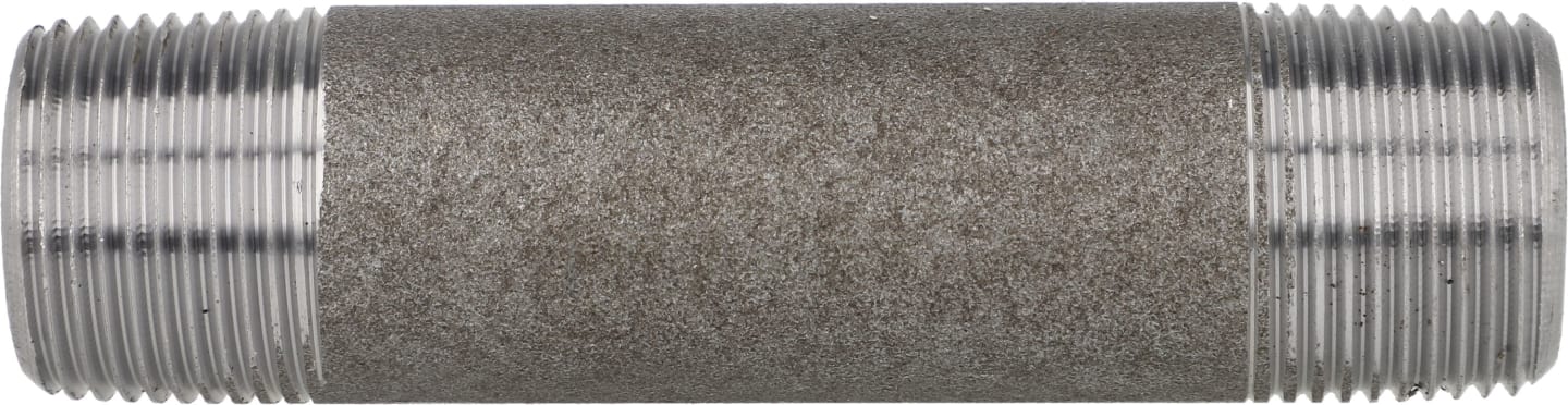 Rohrnippel "Nr. 23" 3/4" AG, 100 mm, Stahl schwarz