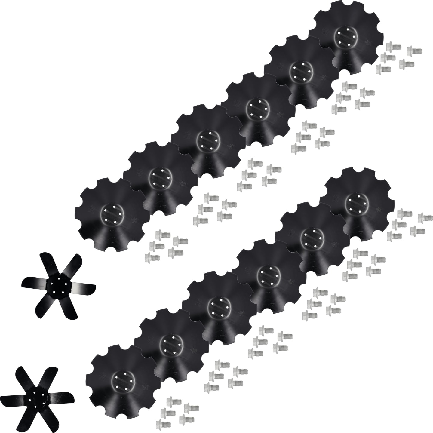 Horsch Eggenscheibe 520 x 6 mm, gewölbt, gezahnt, 5-Loch, für Scheibenegge Joker 3 CT, 28071305UB