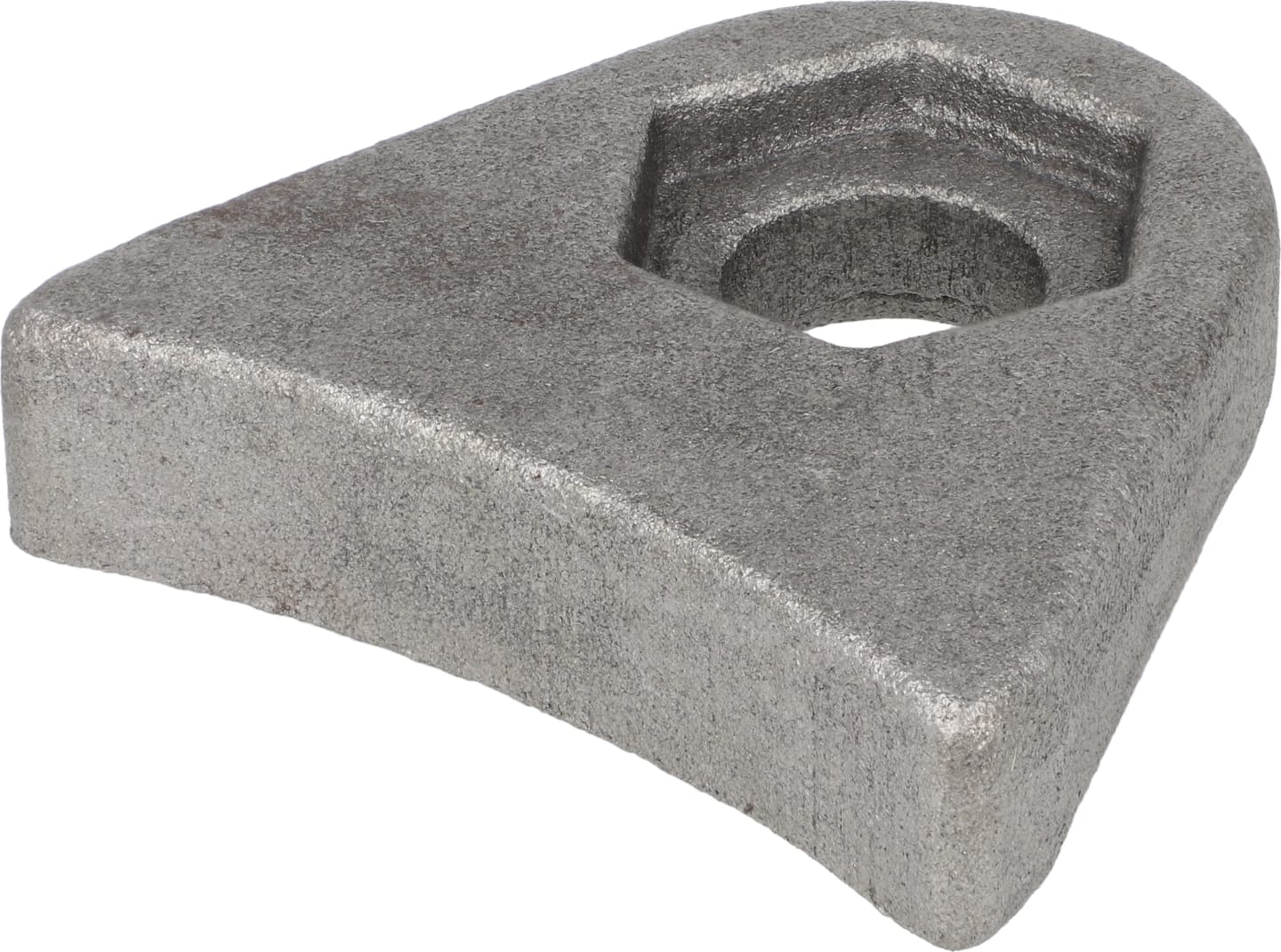 Sauerburger Werkzeughalter "Vario" Bohrung 20,3 mm, Gusseisen mit Vertiefung für Sechskantkopf 30,2 mm, für Rotorwellen mit Ø 219 mm, 31110