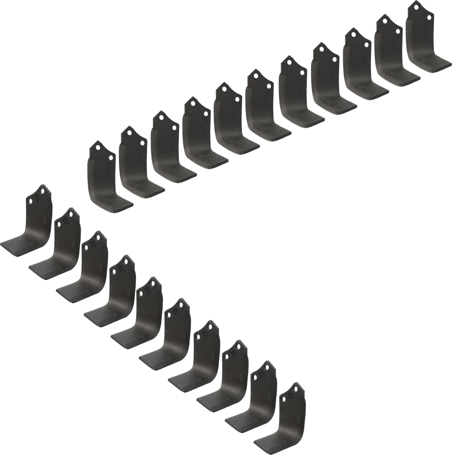 Maschio Fräsmesser 223 x 90 x 10 mm Bohrung 16,5 mm links/rechts für Fräse SC Pro, Pantera