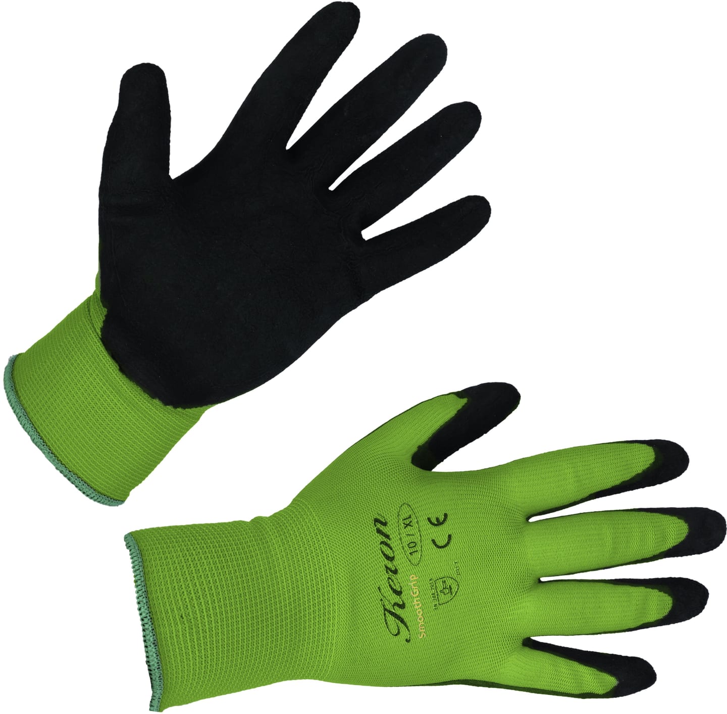 Keron Handschuhe "SmoothGrip" Gr. 11 (2XL), Polyester-Feinstrick, latexschaumbeschichtet, 297455