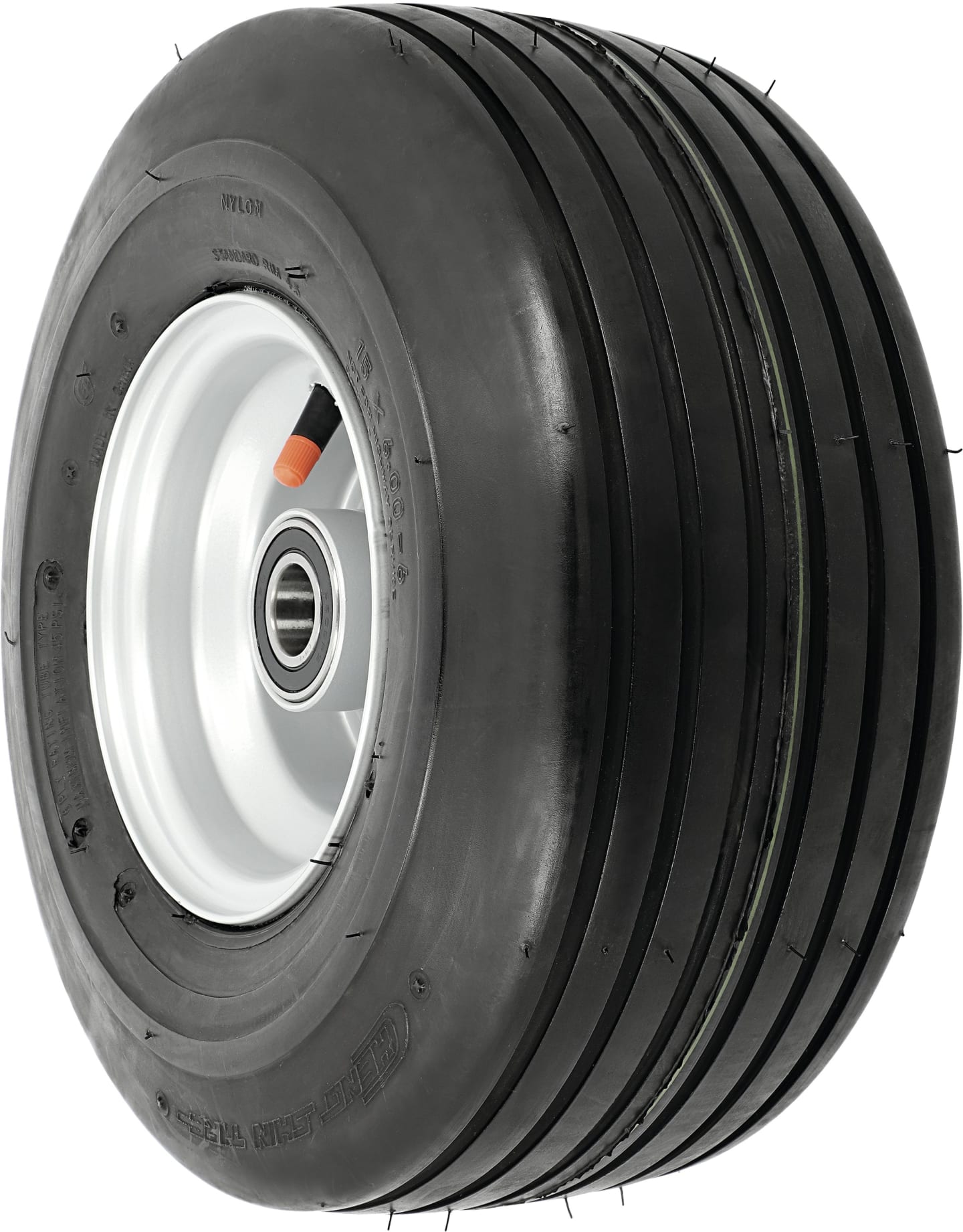 mefro Luftrad 15x6.00 - 6 Rille 6 PR, Achse 25 x 64 mm, Rillen-Kugellager, 10226120