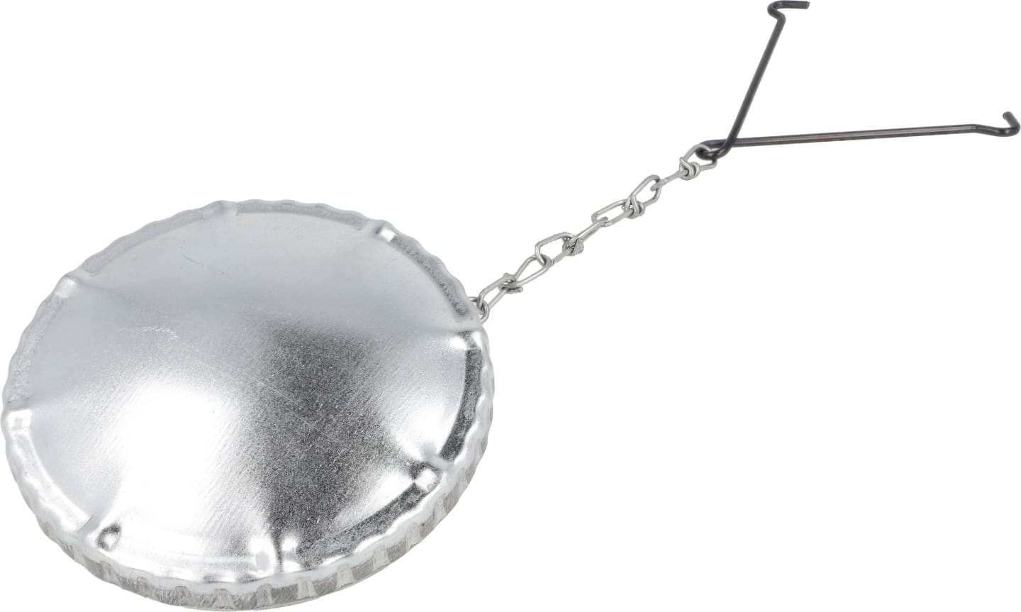 Tankdeckel Ø Tankstutzen innen 60 mm, matt verchromt, mit Be- und Entlüftung, Bajonettverschluss