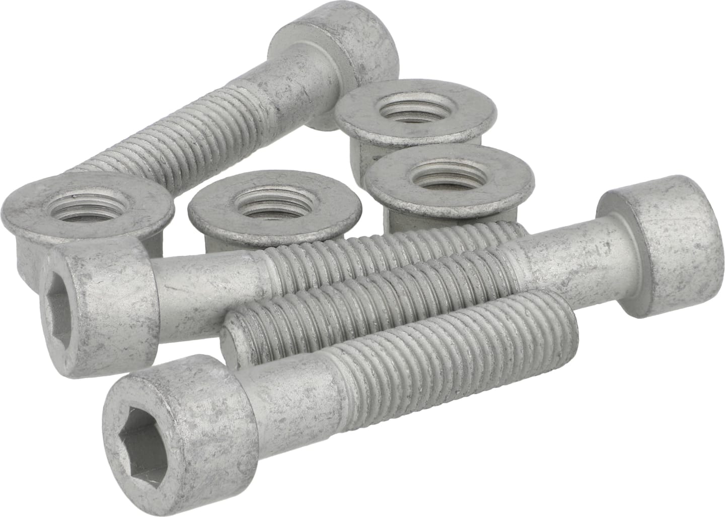 Rockinger Befestigungssatz "Variobloc" Zylinderschraube 50 mm, für Wechselplatte an Anhänge-, Haken-, Kugelkupplung, ROE70755