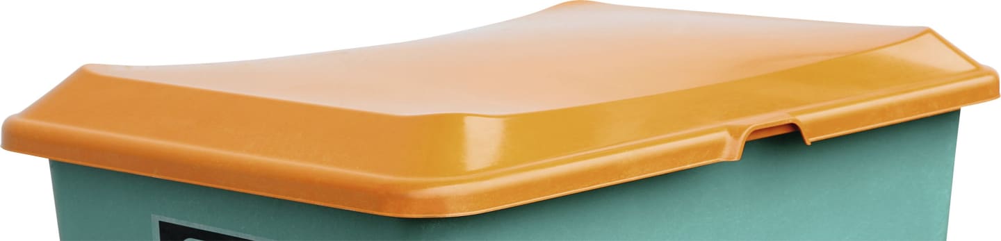 Cemo Deckel für Transportbehälter unterfahrbar, orange