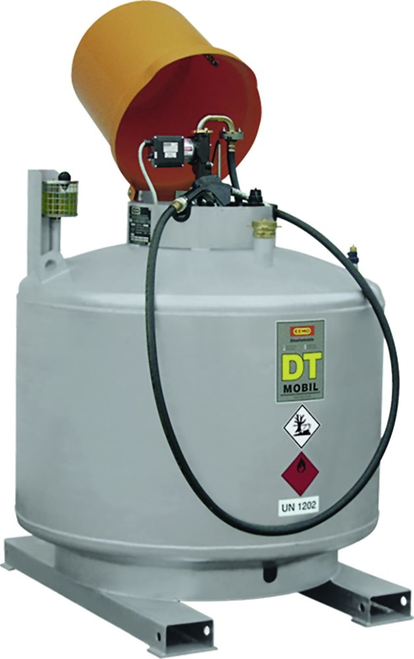 Cemo Tankanlage "DT-Mobil" für Diesel, mobil, doppelwandig, Stahlblech, lackiert