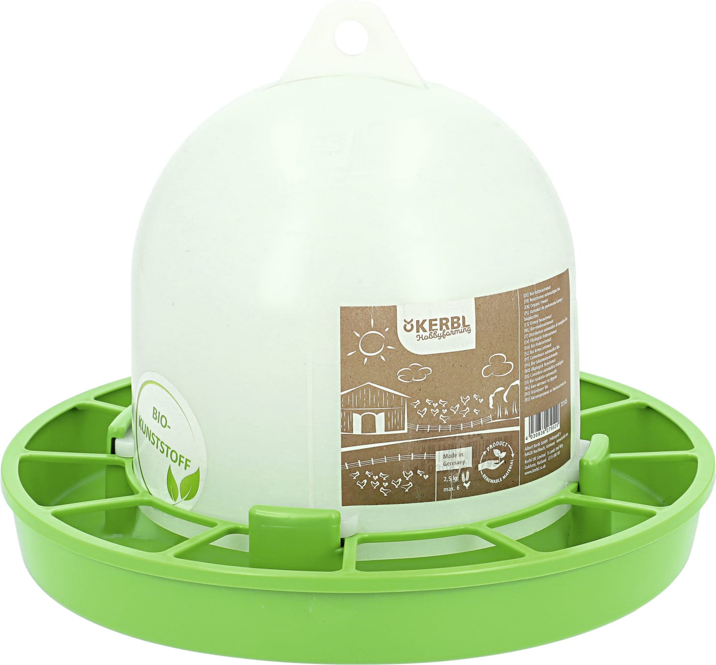 Stükerjürgen Futterautomat 2,5 kg Bio-Kunststoff, für Geflügel, 70145