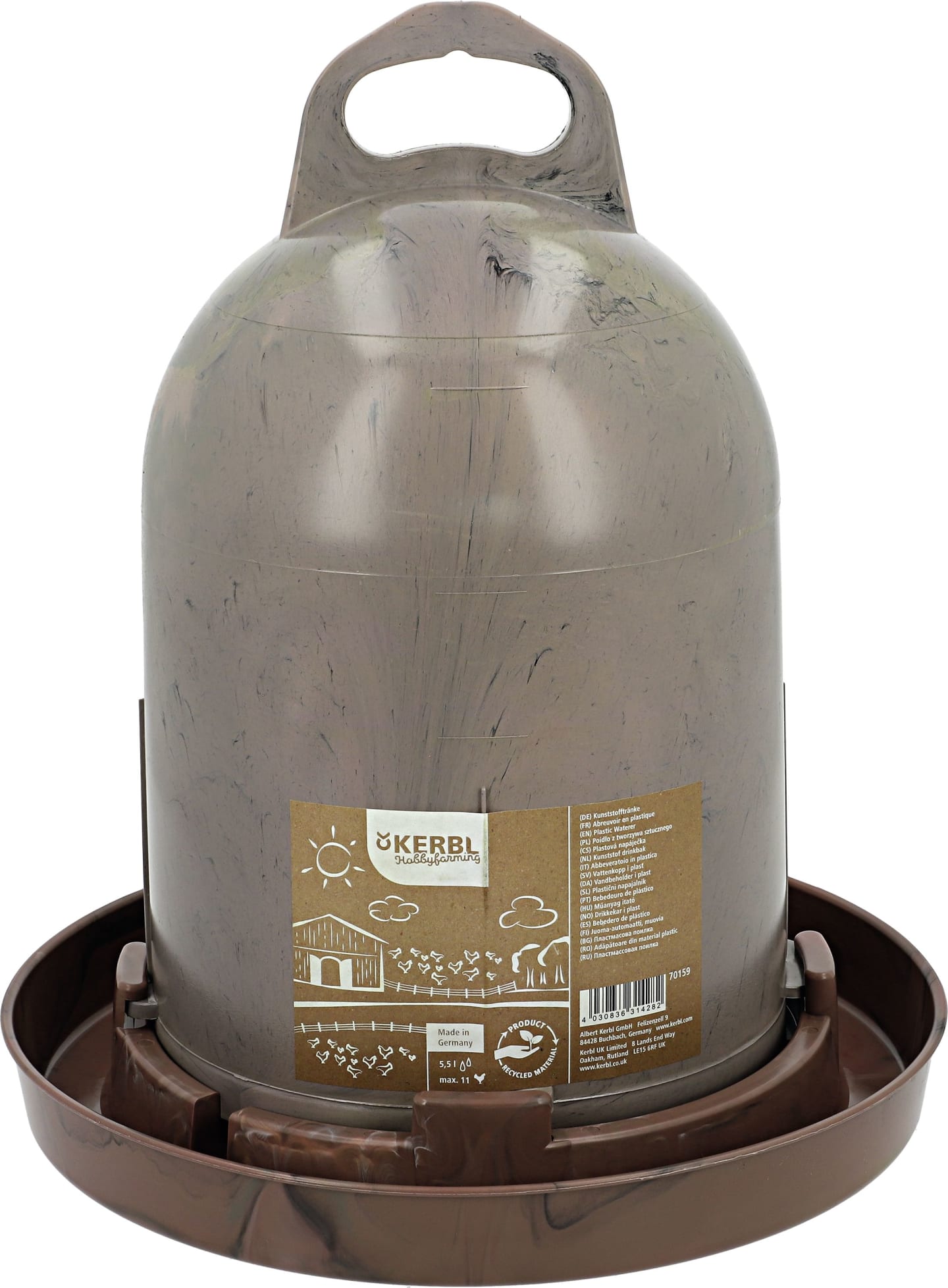 Stükerjürgen Geflügeltränke 5,5 l, Kunststoff (recycelt), 70159