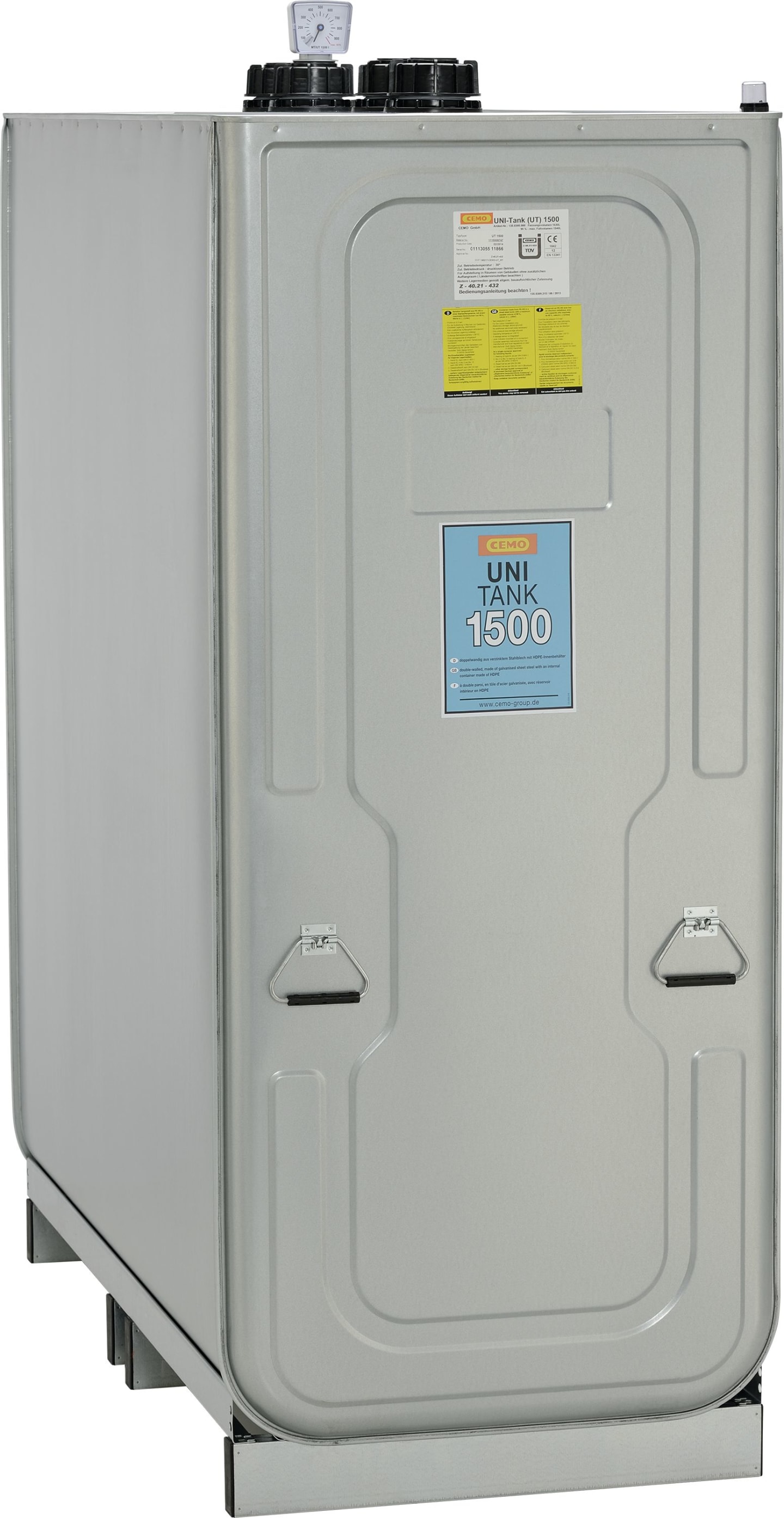 Cemo Lagertank "Uni" 1.500 l für Frischöl und Altöl, stationär, 7881
