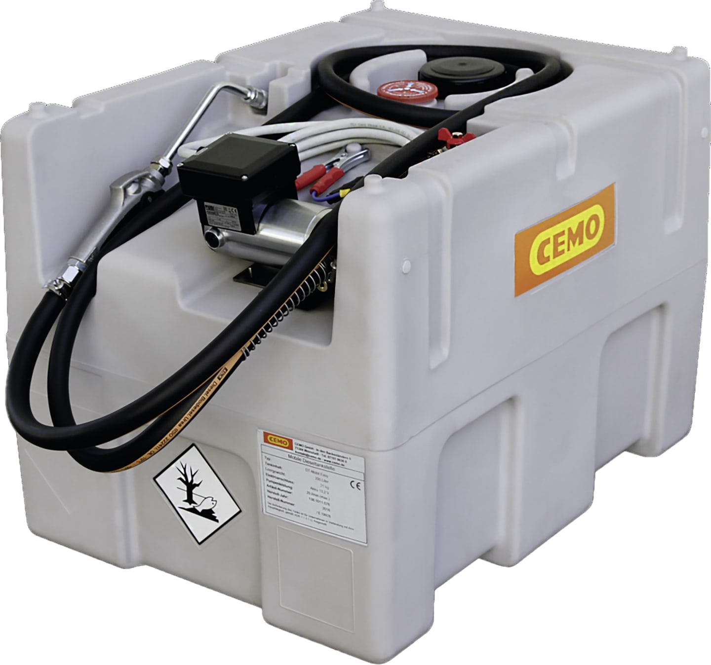 Cemo Tankanlage "Mobil Easy" 200 l, für Frischöl, mobil, 12 V-Pumpe, 10752