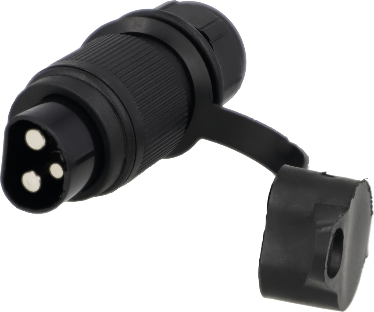 Stecker 12 V, 3-polig für die Verbindung mit einer Ladeleitung (z.B. Kippverkabelung)