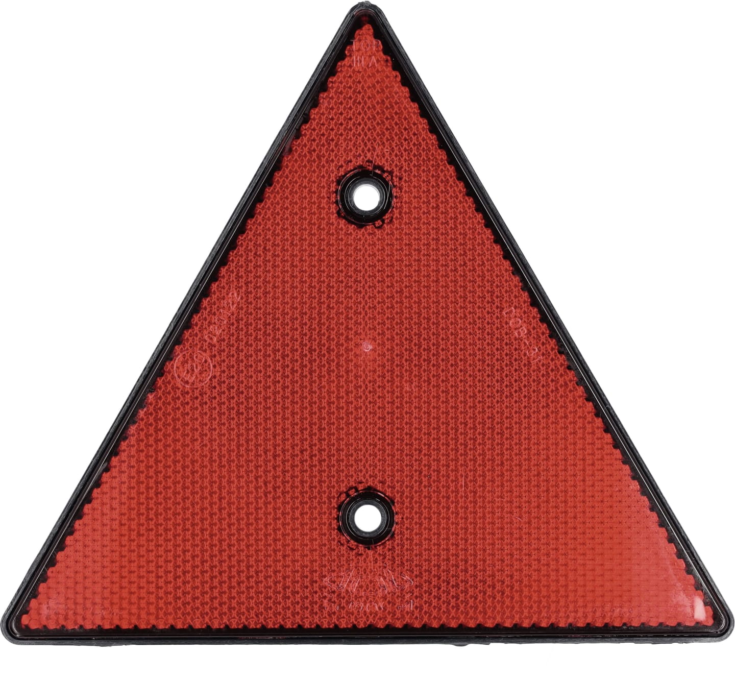 Rückstrahler dreieckig, rot, 158 x 138 x 8 mm, geschraubt