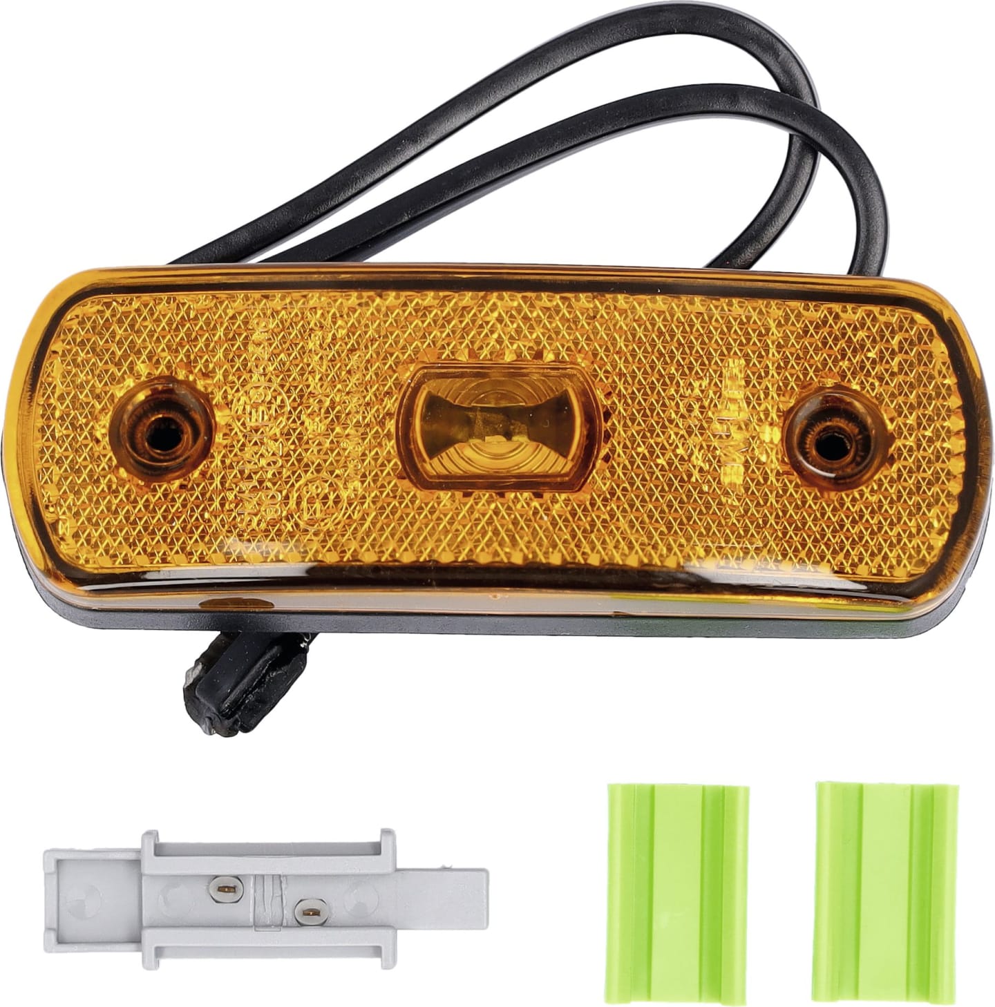 LED-Seitenmarkierungsleuchte gelb, 12 – 24 V, verkabelt