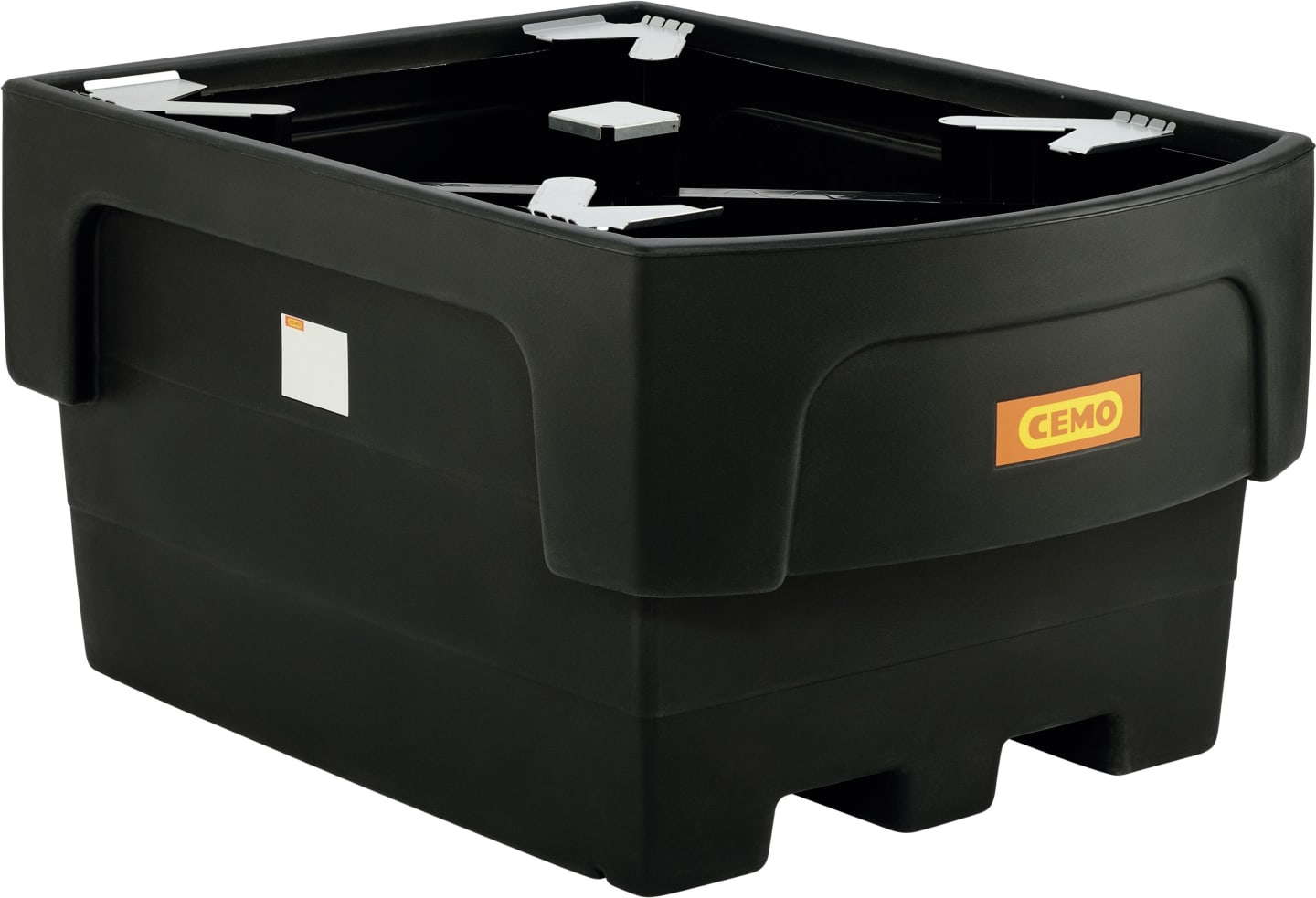 Cemo Auffangwanne 1.100 l 162 x 85 x 117 cm, mit Abfüllvorsatz, für IBC-Container, 10939