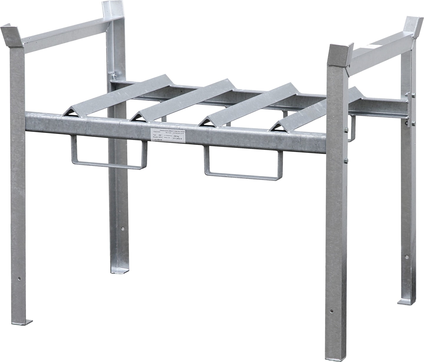 Cemo Fassbock für 1 x 200 l oder 2 x 60 l Fass, für Fassregal 400, 8326