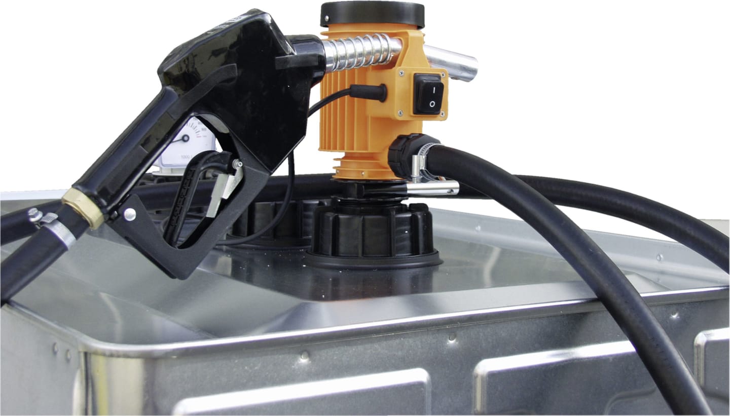Cemo Dieselpumpe "Centri" 30 l/min, 230 V, für Tanks und Fässer mit G 2" und M 64 x 4 Gewinde, 8639