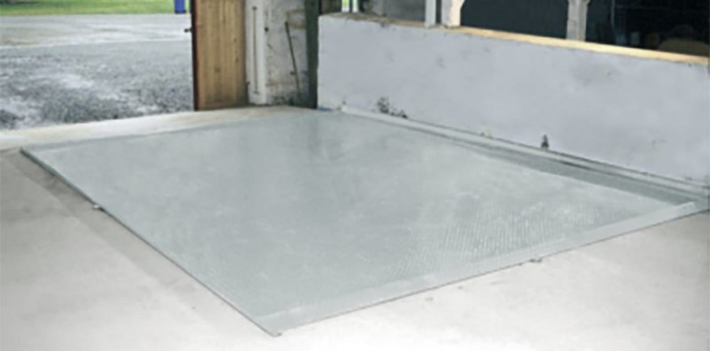 Cemo Abfüllplatz "Basic" Auffangvolumen max. 266 l, L x B x H: 500 x 250 x 5 cm, 8124