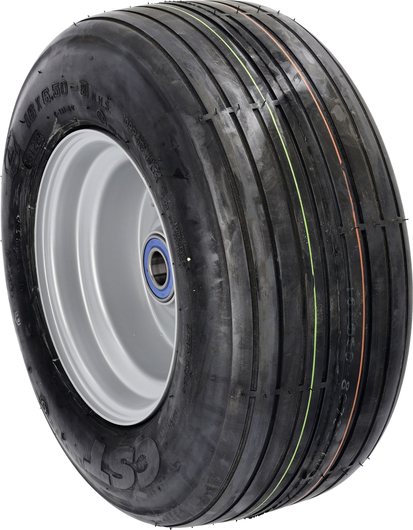 Pöttinger Komplettrad 16x6.50 - 8/165/60 - 8 10 PR RP, Kugellager, für Heumaschinen, Ladewagen