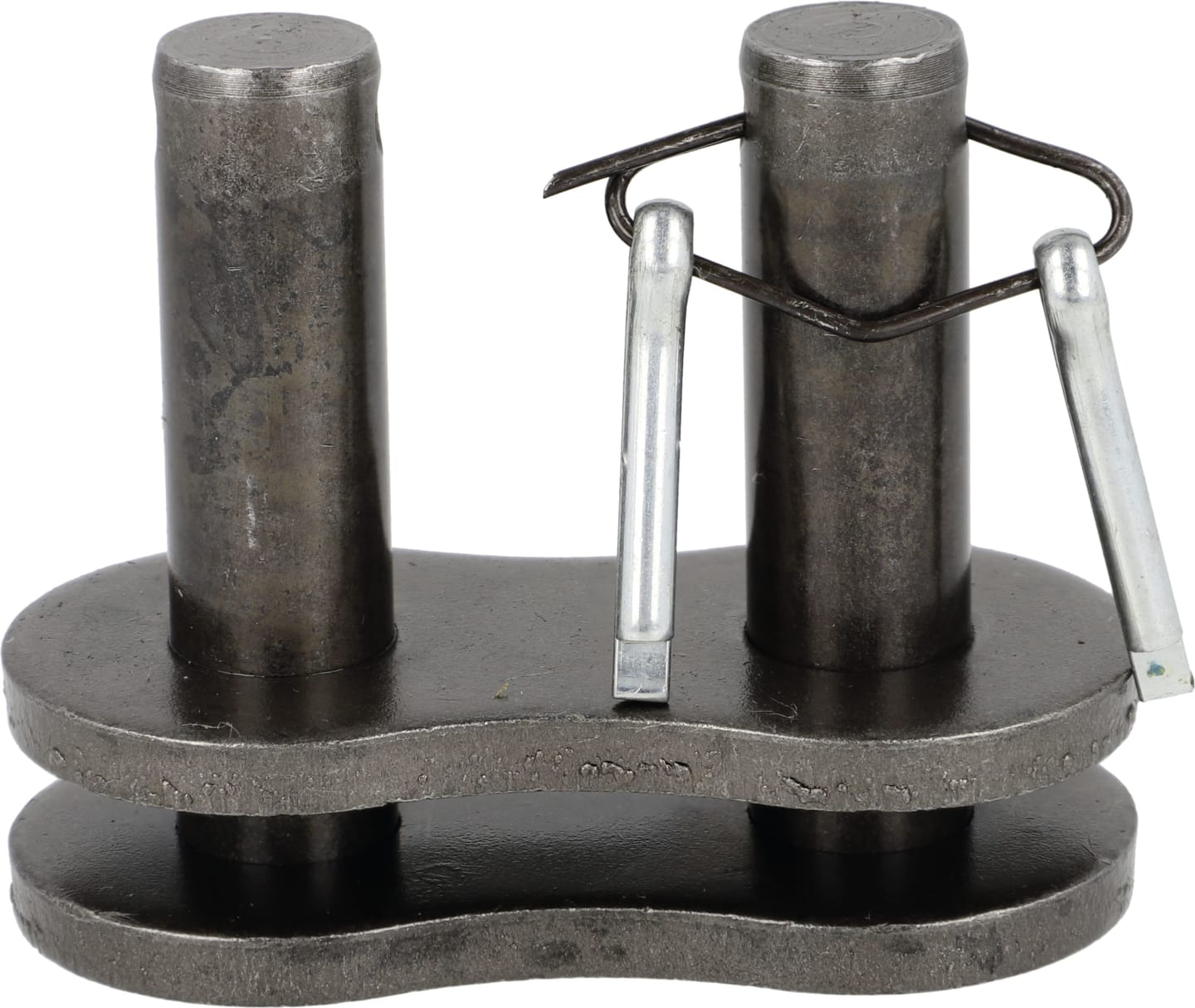 Pöttinger Kettenschloss "R38 SH-1S", 1 1/2" (38,1 mm), einfach, mit Splintverschluss, für Rollenkette, Antrieb vorne von Ladewagen, 462.979