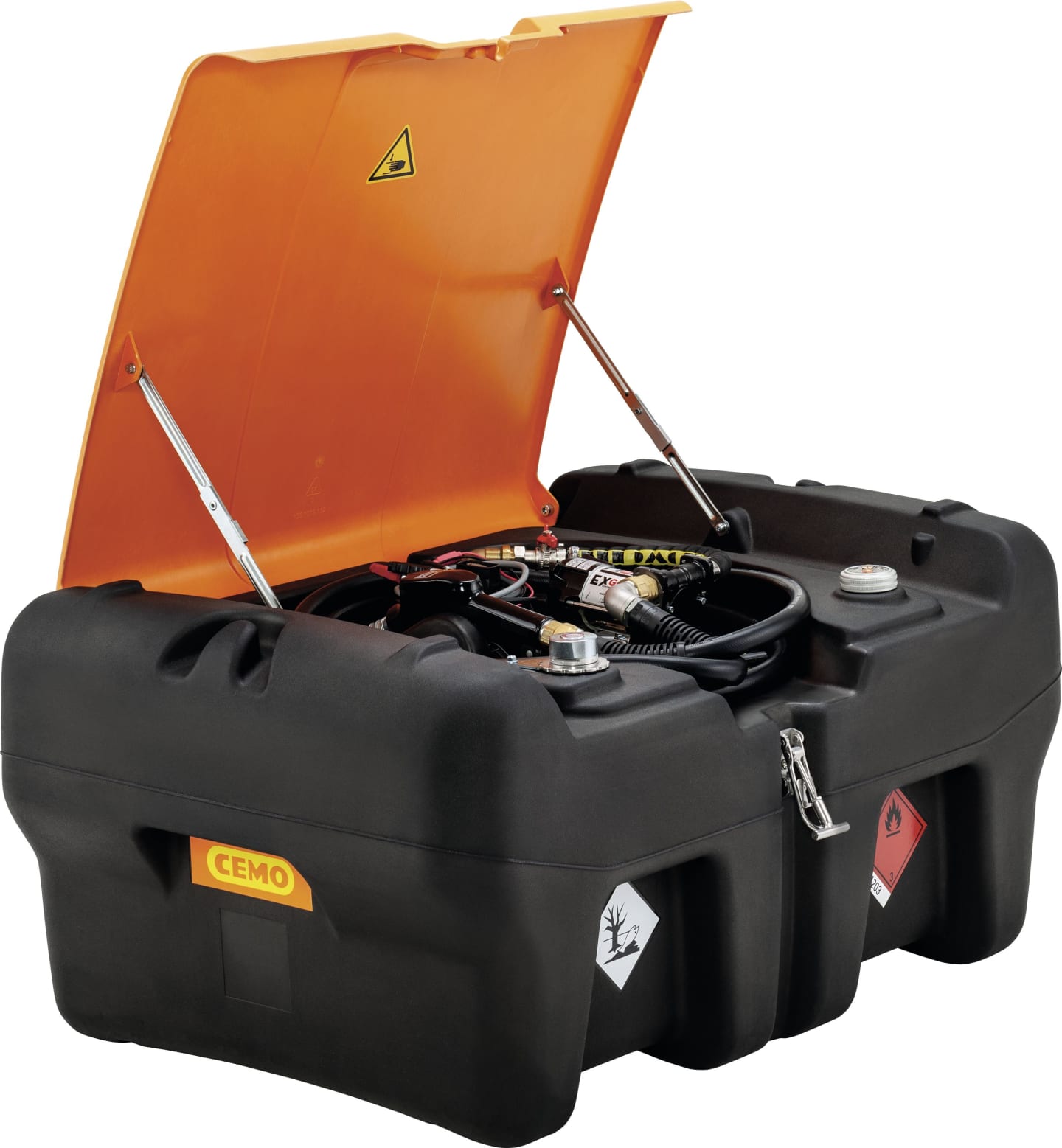Cemo Tankanlage "KS mobil Easy 330 Basic" 330 l, für Benzin; Benzingemische, mobil, 12 V-Pumpe, ohne Schlauchaufroller, 11502