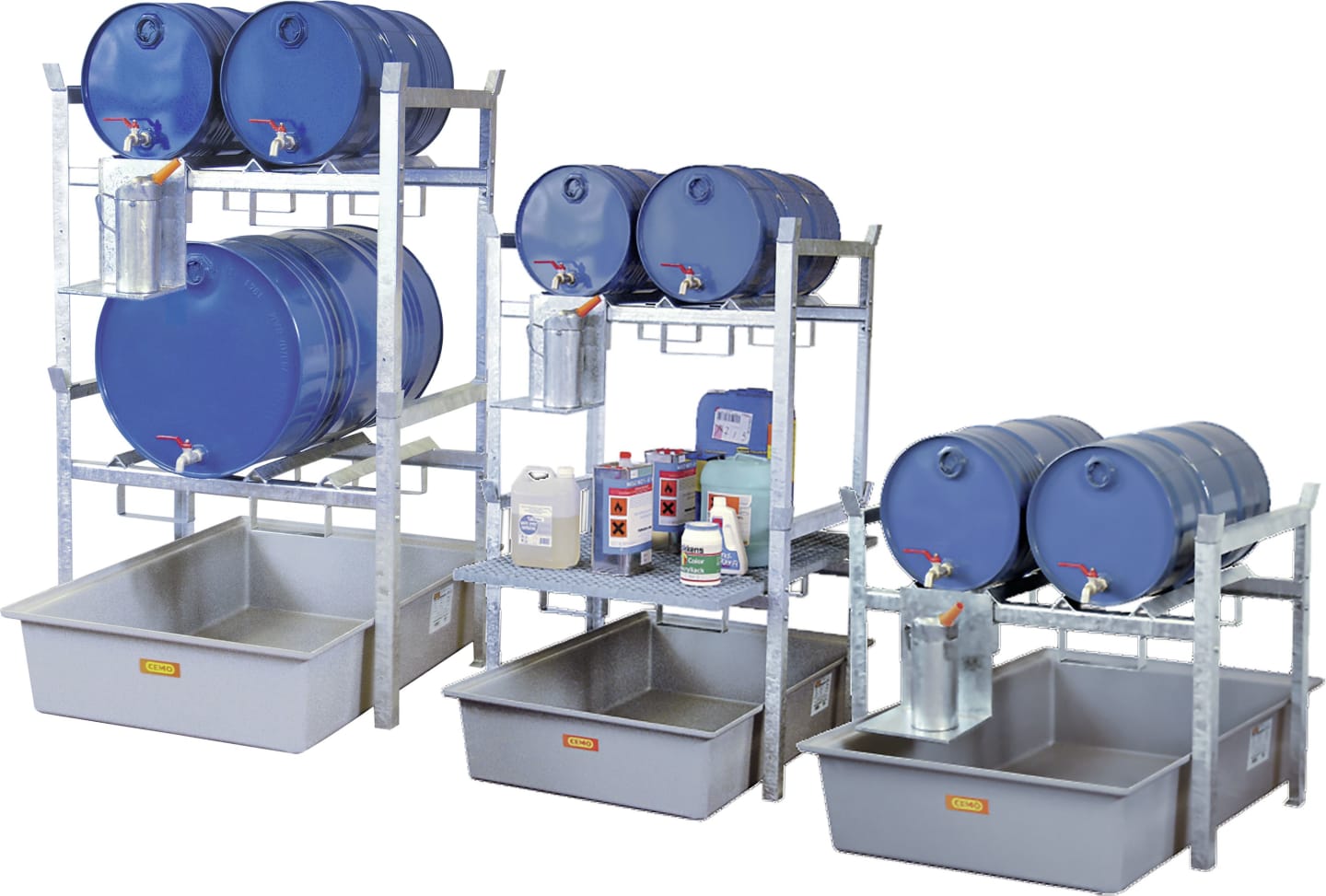Cemo Regal "400" Fassauflage, GFK-Wanne