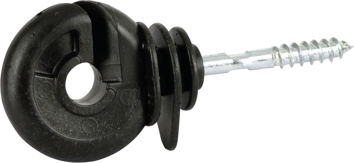 Ako Ringisolator Holzgewinde , für Draht, Litze, Seil, Band 10 mm,