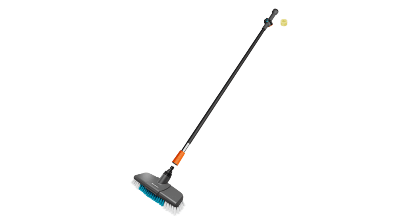 GARDENA Cleansystem Wasch-Set mit Stiel hard 18828-20