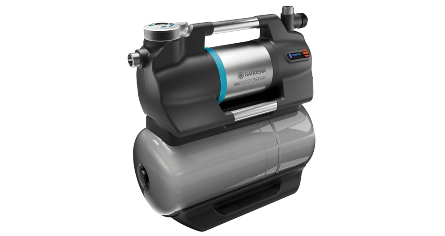 GARDENA Hauswasserwerk 5600 SilentComfort 09066-61 schwarz; silber 09067-61