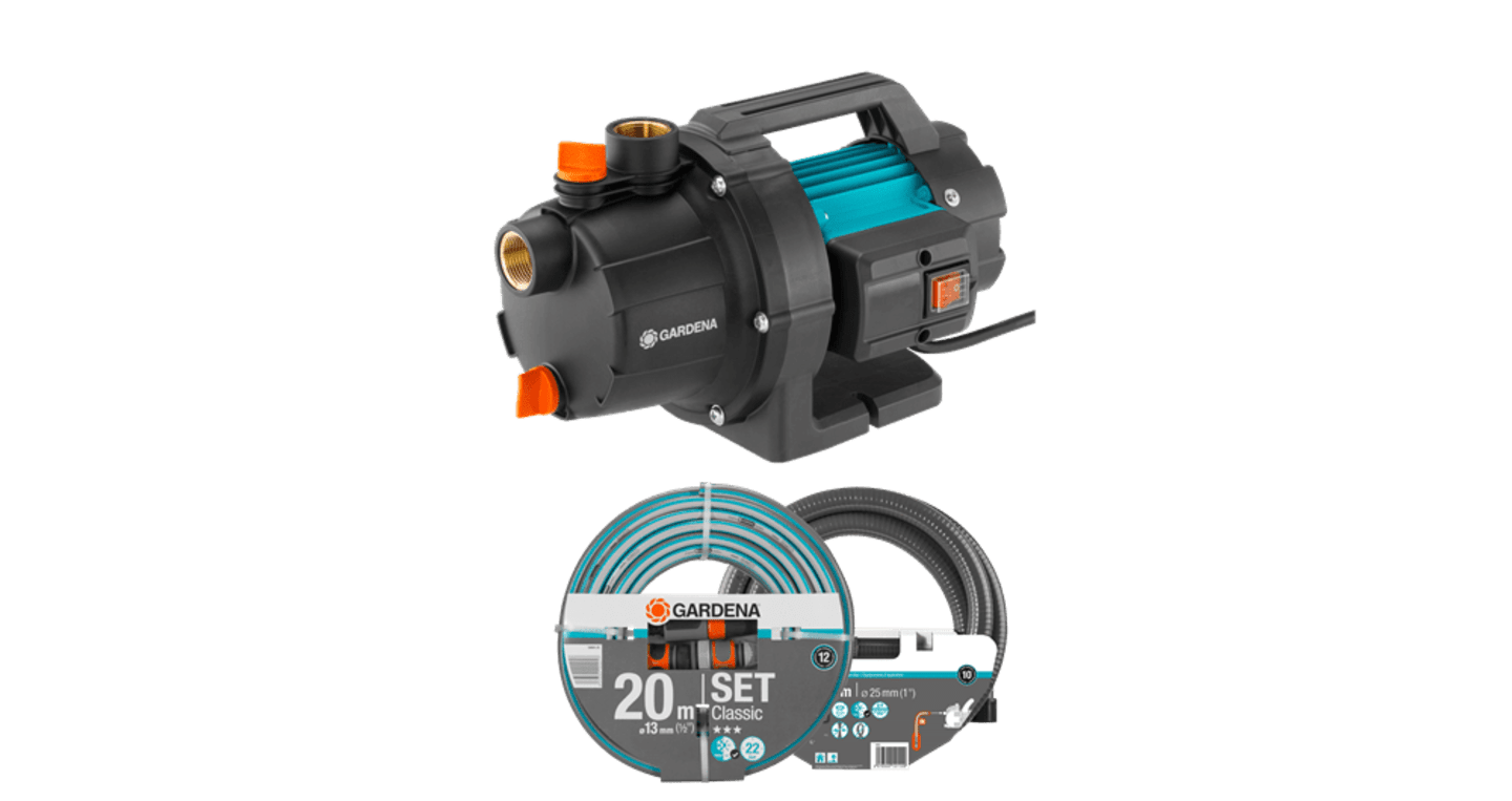 GARDENA Gartenpumpe 3000/4 BASIC Set