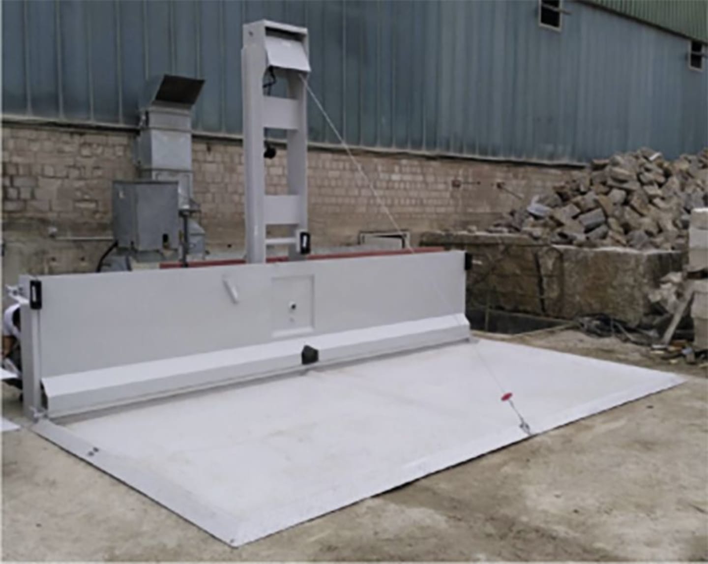 Cemo Abfüllplatz Auffangvolumen max. 300 l, L x B x H: 500 x 284 x 316 cm, elektrisch klappbar, 10754