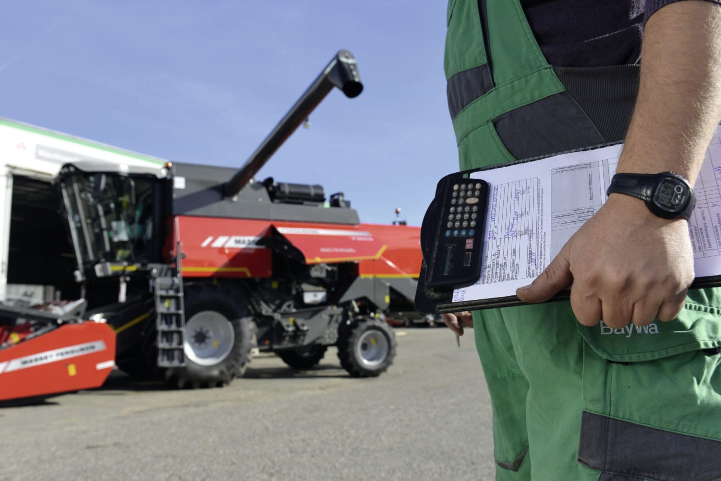 BayWa Nachernte-Check für Massey Ferguson Erntemaschinen