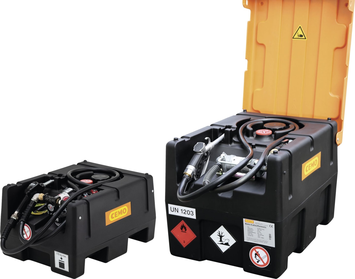 Cemo Tankanlage "KS mobil Easy" für Benzin, mobil, ADR-Zulassung D/BAM 14341/31H2