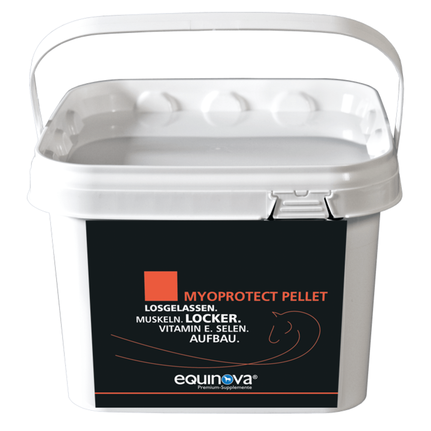 Equinova Myoprotect Pellets mit Nährstoffen für die Muskulatur 1,5 kg Eimer