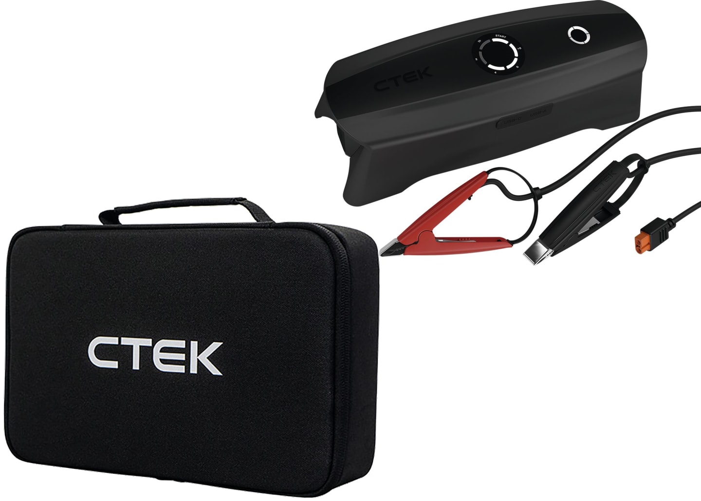 CTEK™ Batterieladegerät "CS Free" max. 20 A, integrierter Akku mit Aufbewahrungstasche, 40-462