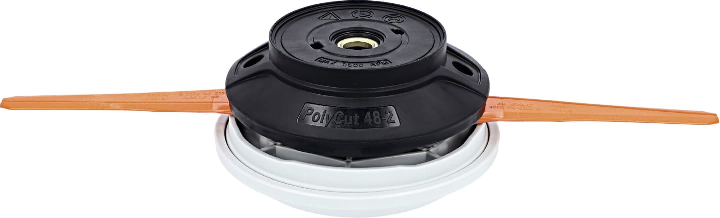 STIHL Mähkopf "Polycut 48-2" mit zwei beweglichen Kunststoffmessern, für Motorsense FS, 4003 710 2126