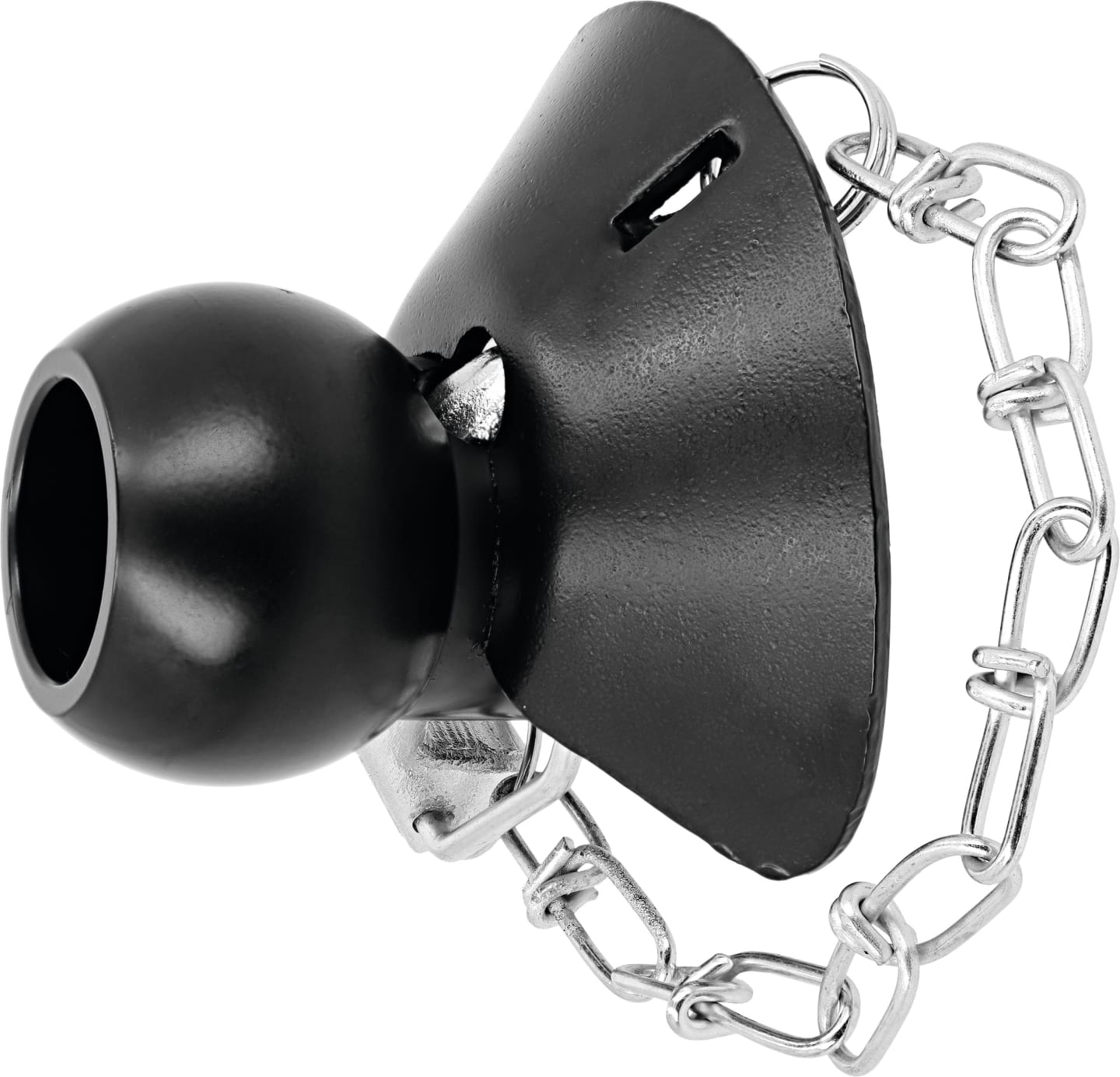 Kugelfangprofil "High Performance" Kat. 3, 37,1 x 64 mm, für Unterlenkerfanghaken, mit Kette und Klappsplint, 91452