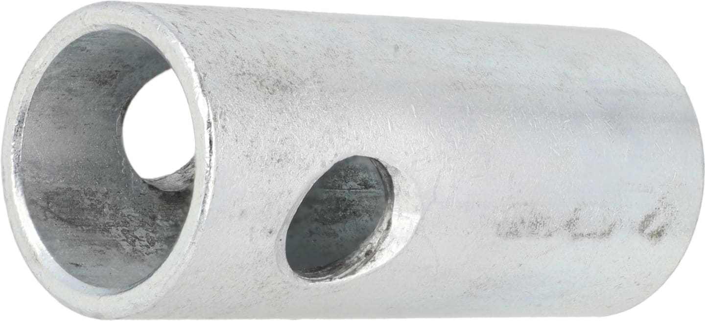 Reduzierhülse Kat. 2/1, 22 x 28,4 x 64 mm, für Kugelfangprofil, mit Bohrung