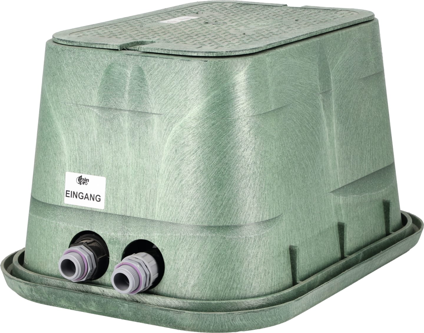 rainpro Hauptstation mit 1 Hunter Magnetventil mit Filter, Hydrantenanschluss, Druckluftanschluss zur Entleerung, RP-VB-HVS-K