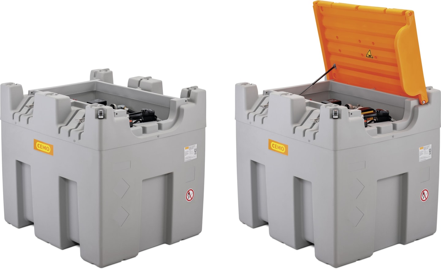 Cemo Tankanlage "Cube Indoor/Outdoor Basic" 980 l, für Diesel, stationär, 230 V-Pumpe