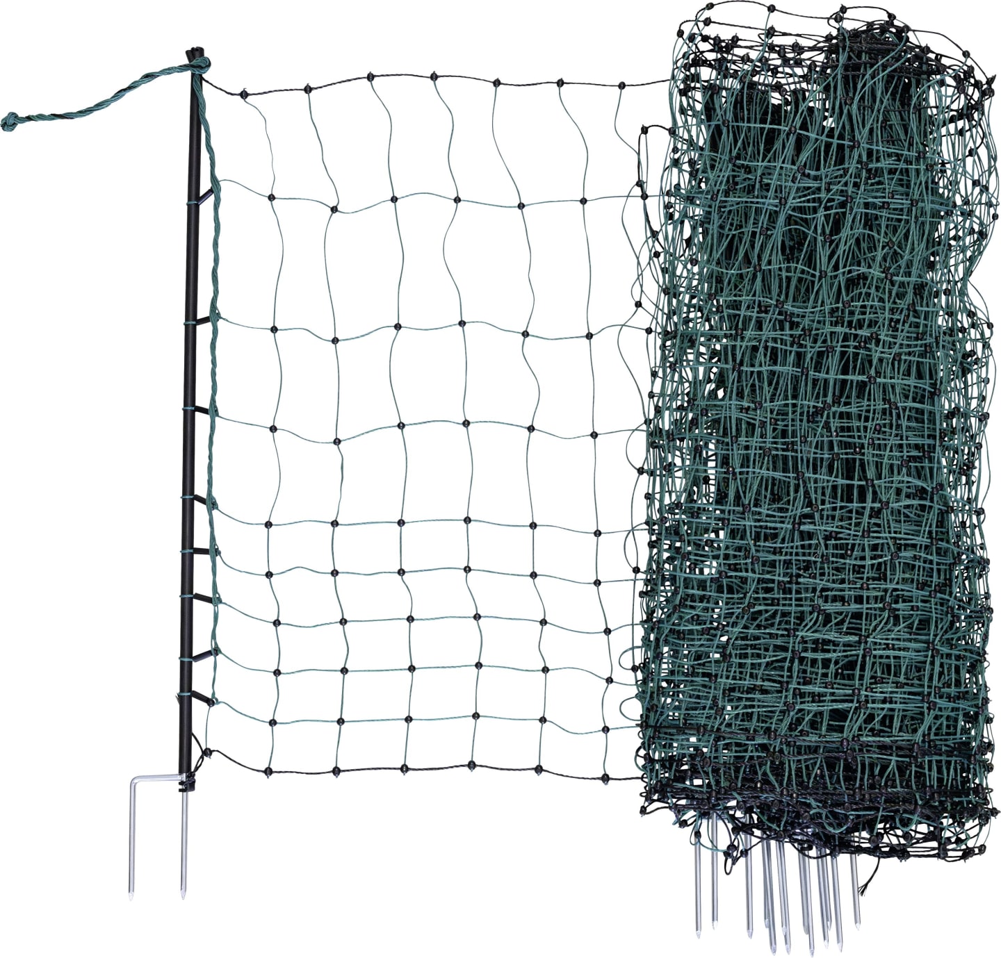 KERBL Begrenzungszaun "Camping Net" 80 cm/20 m, Doppelspitze, nicht stromführend, 292227