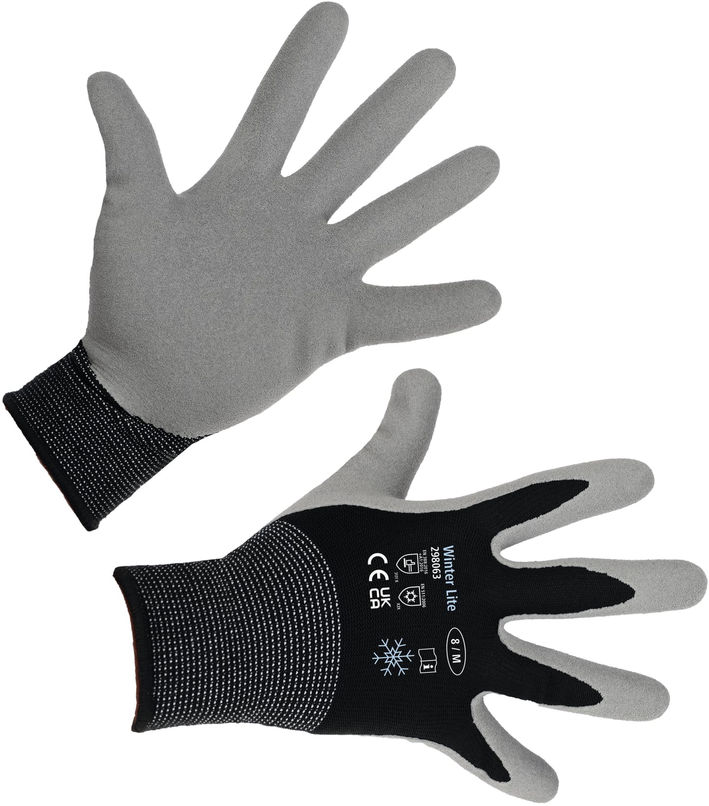 Keron Winterhandschuhe "Winter Lite" Polyester-Feinstrick (13 Gauge) latexbeschichtet